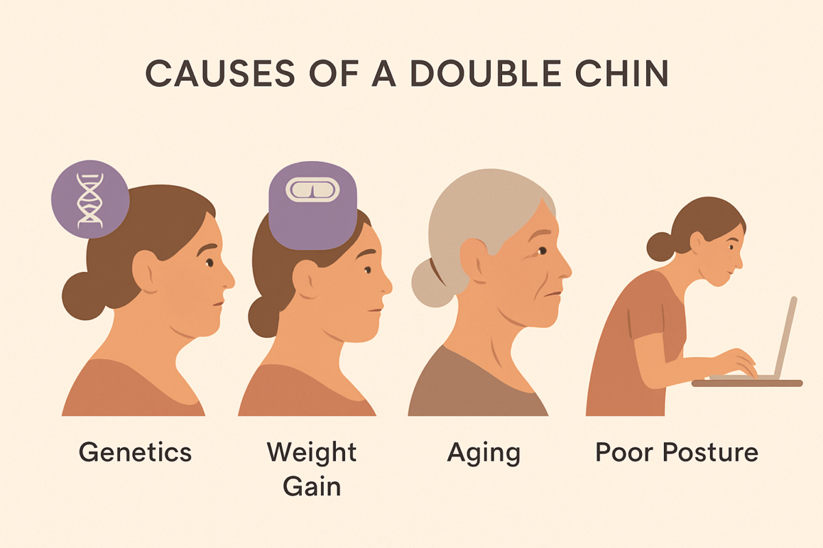 how to lose a double chin fast